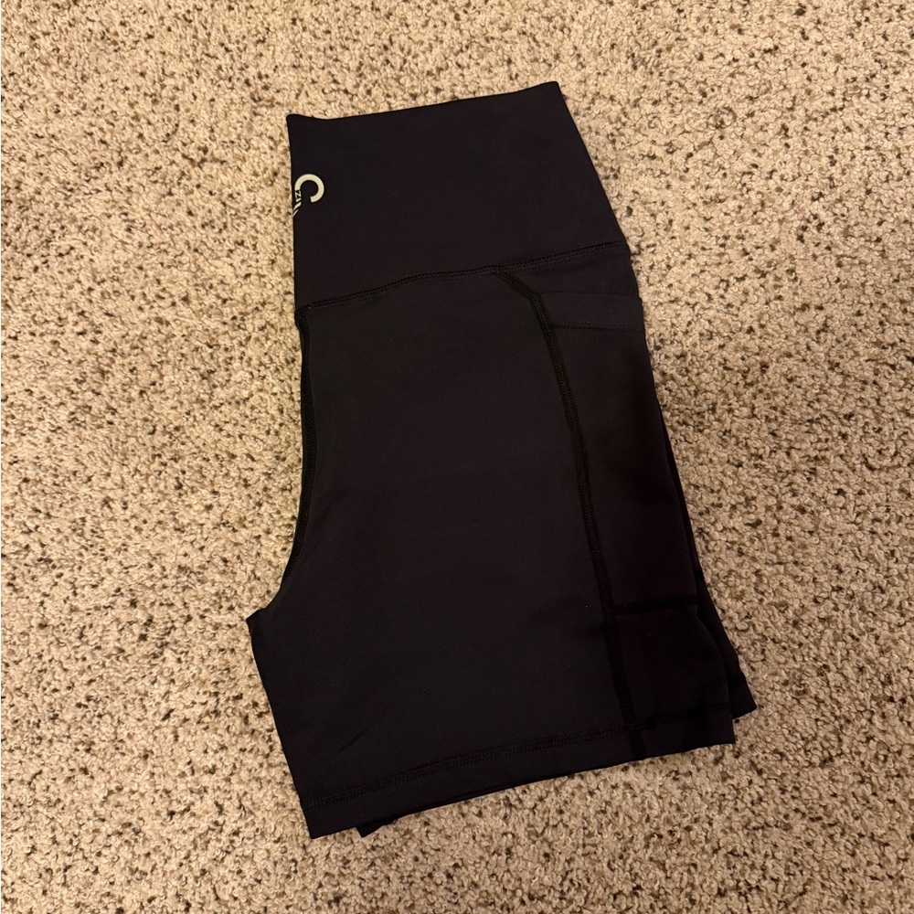 Curves N Combatboots Empowered Criss Cross Shorts